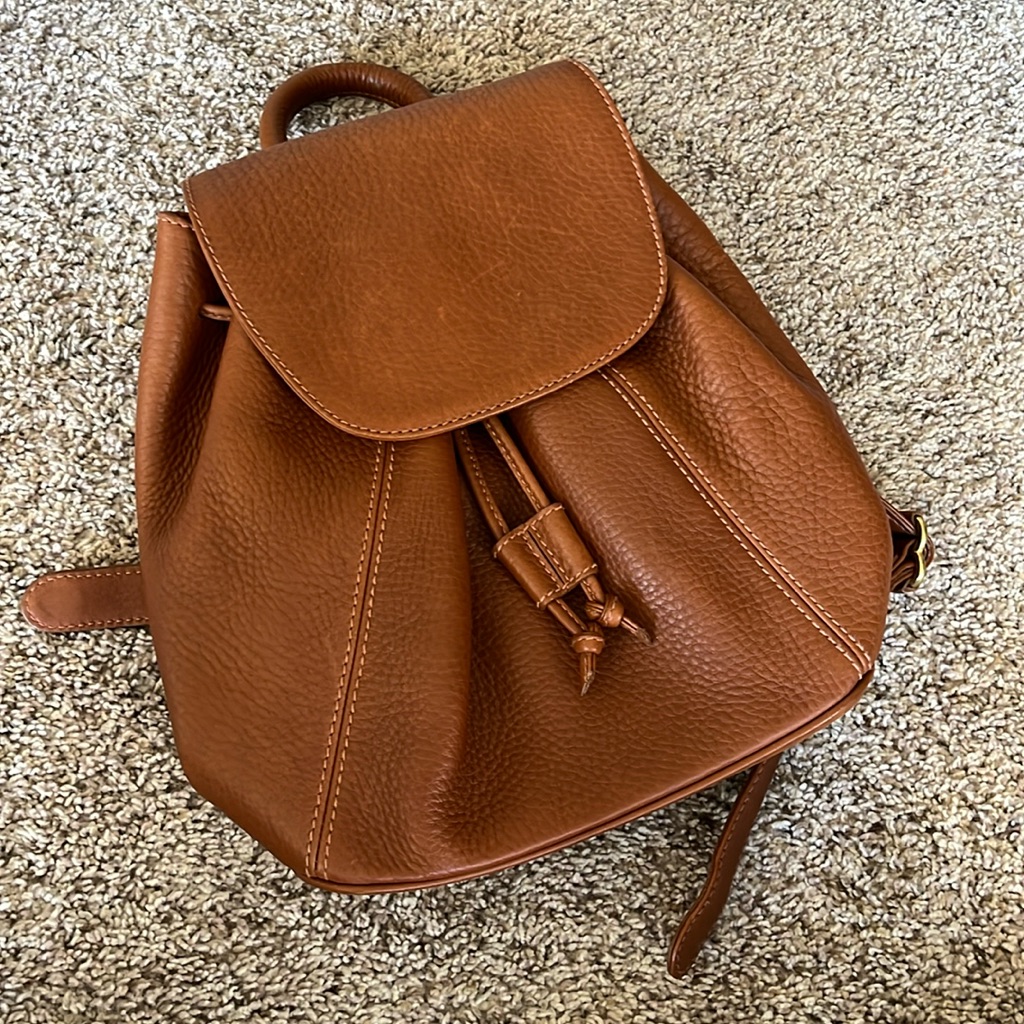 Vintage Coach Brown 4911 Leather Backpack